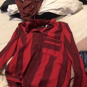 Red urban outfitters flannel